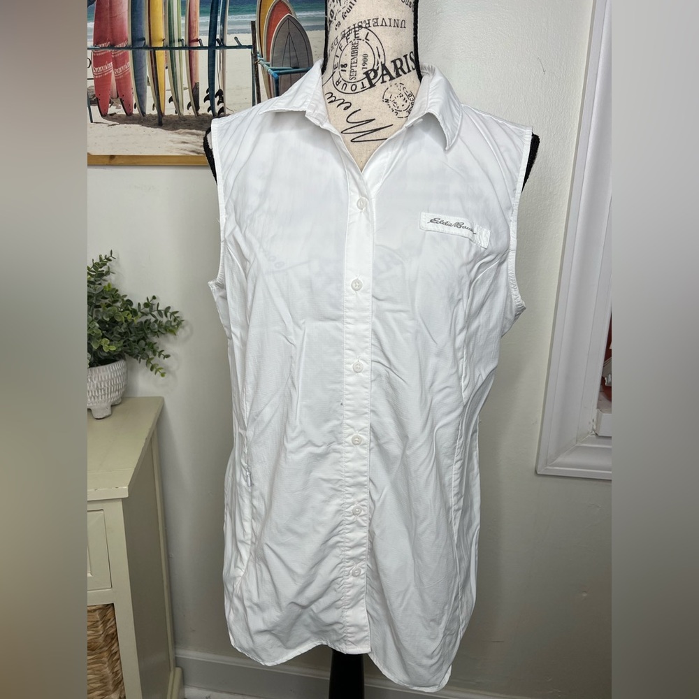 Eddie Bauer Nylon/Sleeveless Top